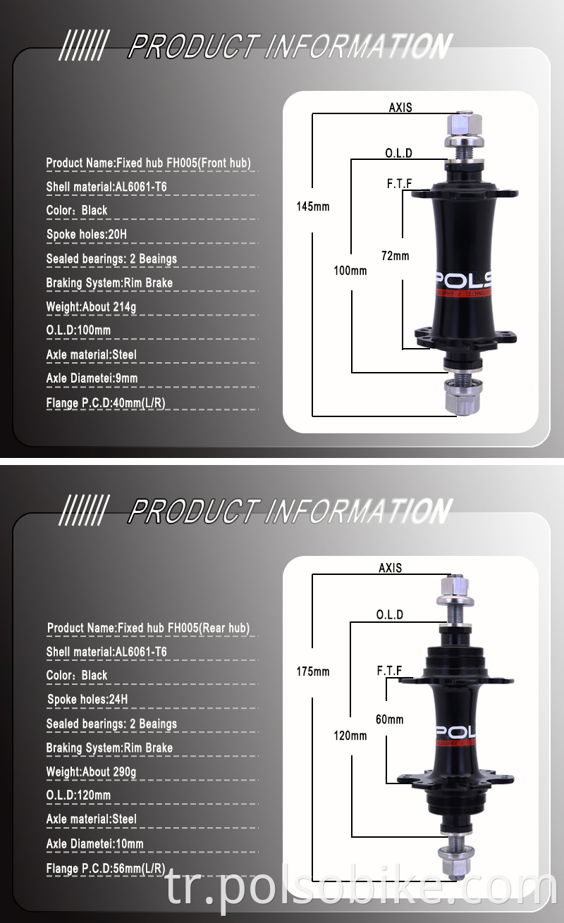 Alloy Fixed Hub